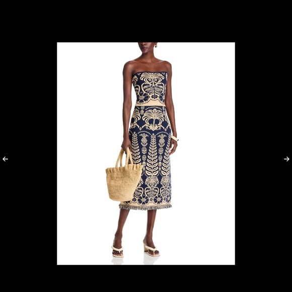 Farm Rio printed knit midi skirt and top - Picture 1 of 8